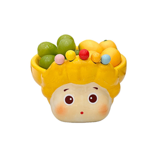 Star Fruit Fork Set Tray 304 Stainless Dessert Picks Cute